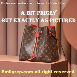 Louis Vuitton M44021 Coquelicot Red NéOnoé Shoulder Bucket Bag